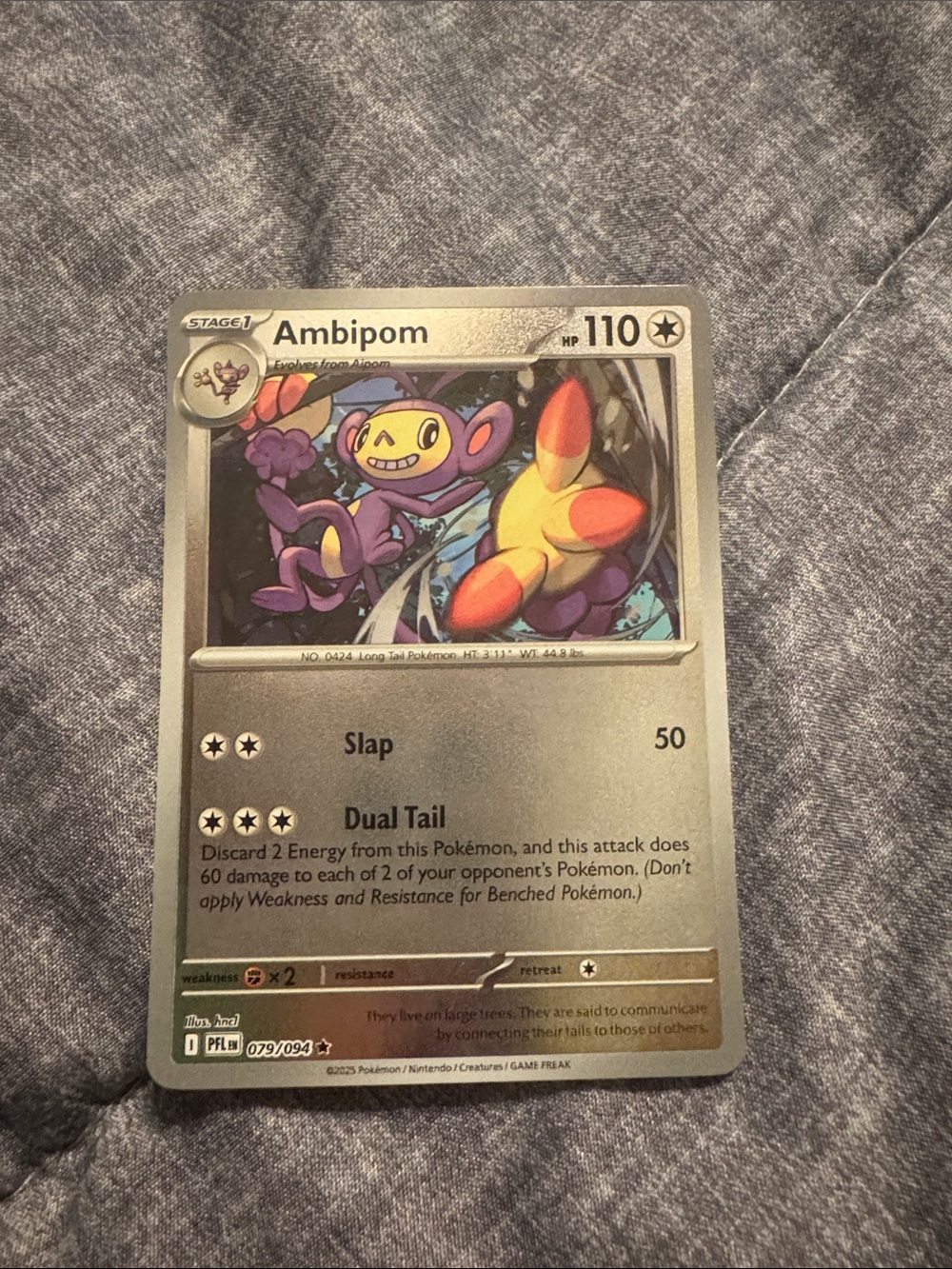 Ambipom Pokemon Card holo